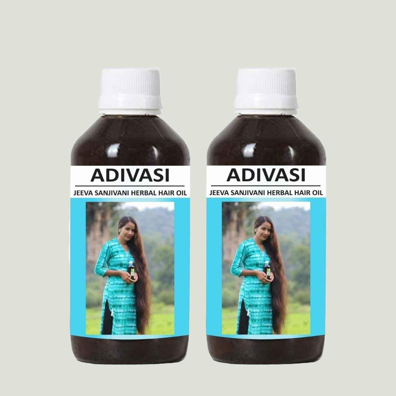 Adivasi Jeeva Sanjivani Herbal Hair Oil 125ML - Buy 1 Get 1 Free (4.9/5 ⭐⭐⭐⭐⭐ 90,022 Reviews)